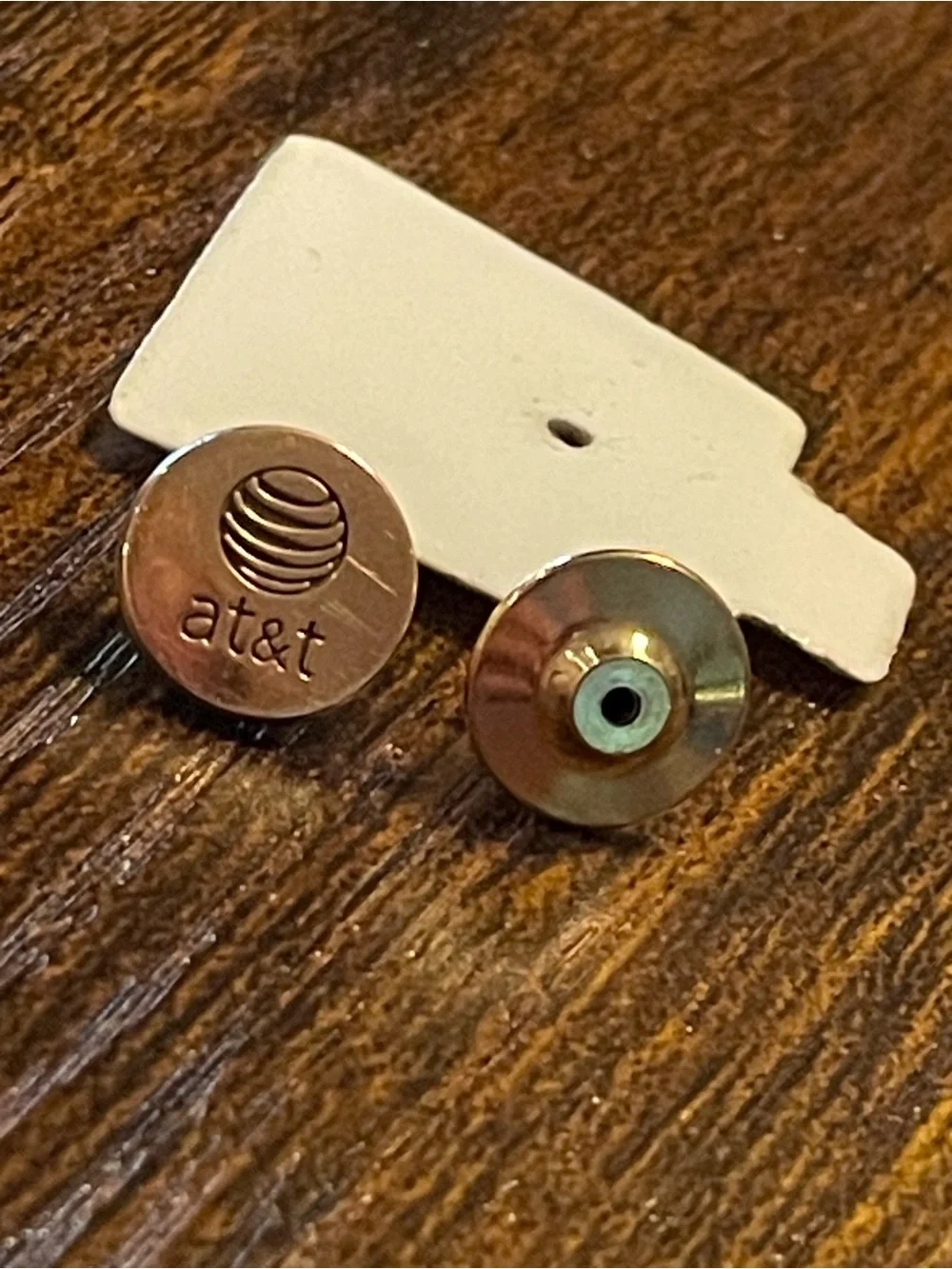 Vintage AT&T 10K Gold Filled Lapel Tie Tack Employee Logo